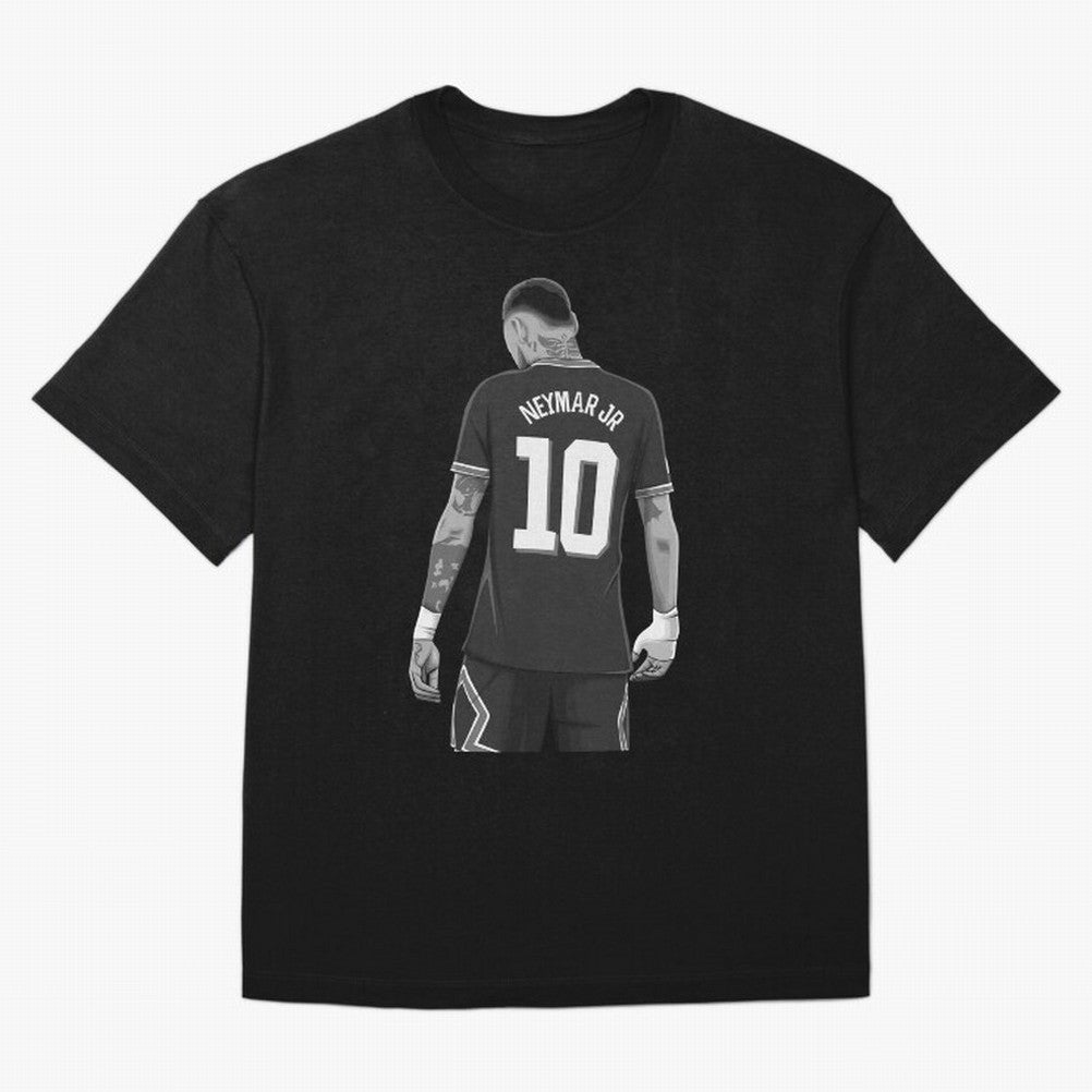 Neymar Jr Black and White Version Oversized T-Shirt Celebrate Football Dreams Across FIFA World Cup 2026 Group Stage Connected to CR7, Portugal, Spain and Germany Energy, Global Supporter Spirit, Legendary Goals, National Colors and Tournament