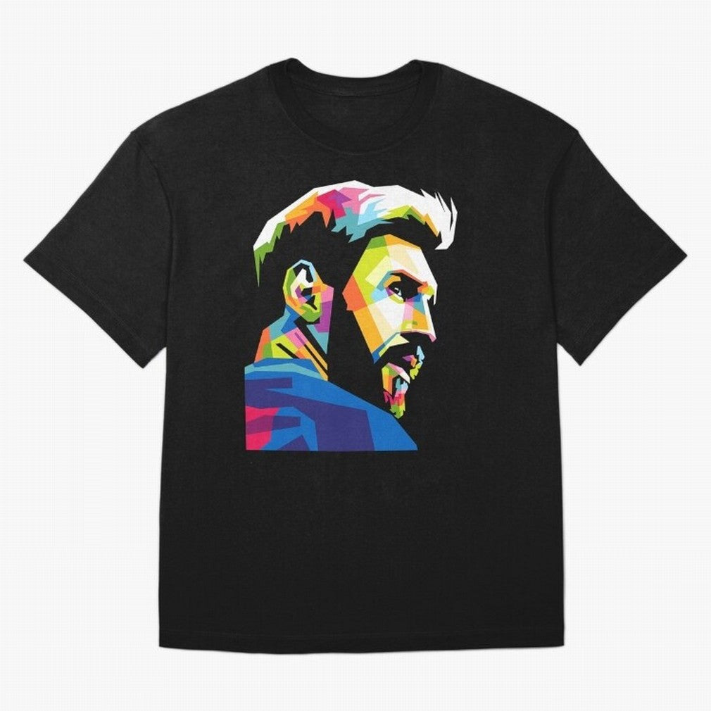 Wpap Leo Messi Graphic Oversized T-Shirt Show Support during FIFA World Cup 2026 for Fans of Messi and Cristiano Ronaldo and Netherlands, Bringing Vintage Soccer Flavor, Modern Football Stars, National Flags and Final Night Emotion; Great for