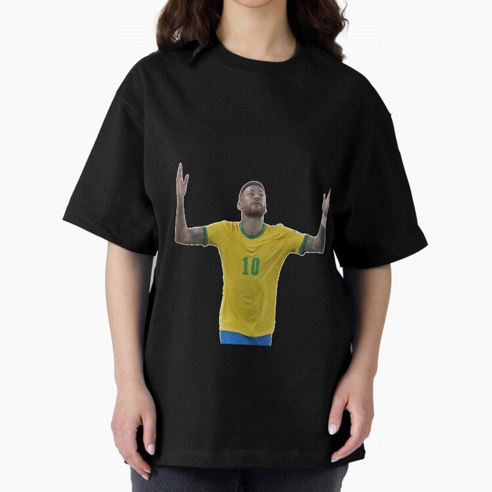 Neymar Jr. - Football Superstar Oversized T-Shirt Feel FIFA World Cup 2026 for Fans of Neymar and France, Bringing Sports Nostalgia, International Competition, Famous Players and Unforgettable Victories; Ideal for Passionate Fans Who Love Underdog