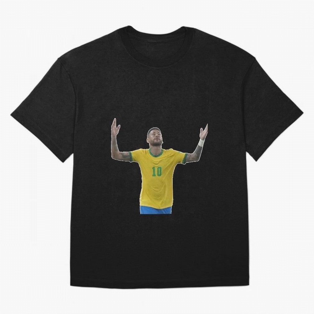 Neymar Jr. - Football Superstar Oversized T-Shirt Feel FIFA World Cup 2026 for Fans of Neymar and France, Bringing Sports Nostalgia, International Competition, Famous Players and Unforgettable Victories; Ideal for Passionate Fans Who Love Underdog