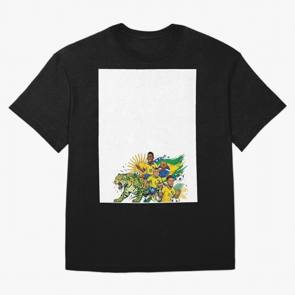 Unleash the spirit of the Sele??o! ? Graphic T-Shirt Create the FIFA World Cup 2026 USA Canada Mexico Journey through Messi and Cristiano Ronaldo Highlights, Argentina and Brazil Pride, Match Day Excitement, Supporter Culture, Golden Goals and