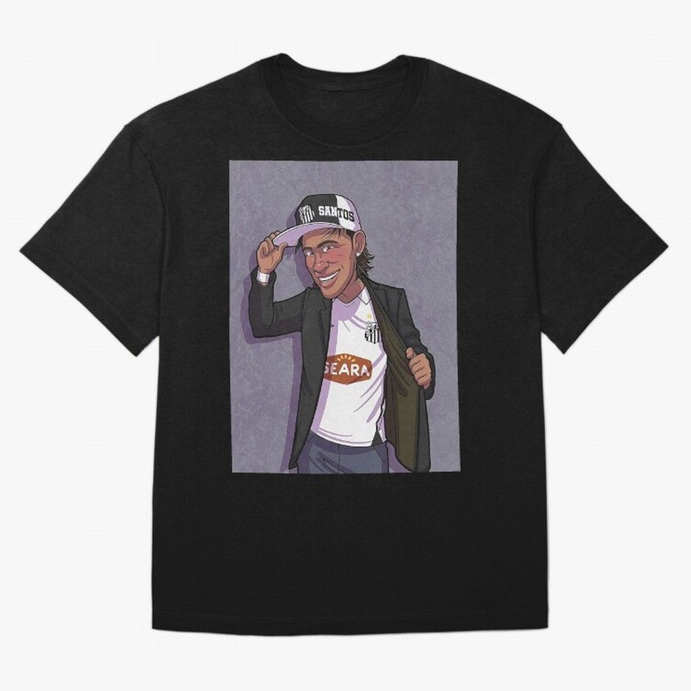 Neymar drafted Graphic T-Shirt Celebrate Football Heritage in the FIFA World Cup 2026 Group Stage Journey through CR7 and Messi Highlights, Argentina and Brazil Pride, Vintage Soccer Flavor, Modern Football Stars, National Flags and Final Night