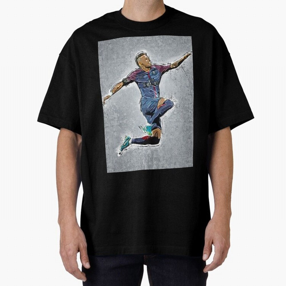 Neymar Jr Premium T-Shirt Bring Legendary Rivalry Energy to Global Football Passion for FIFA World Cup 2026 Group Stage, with Messi, Argentina, France and Brazil, Match Day Excitement, Supporter Culture, Golden Goals and Global Football Passion;