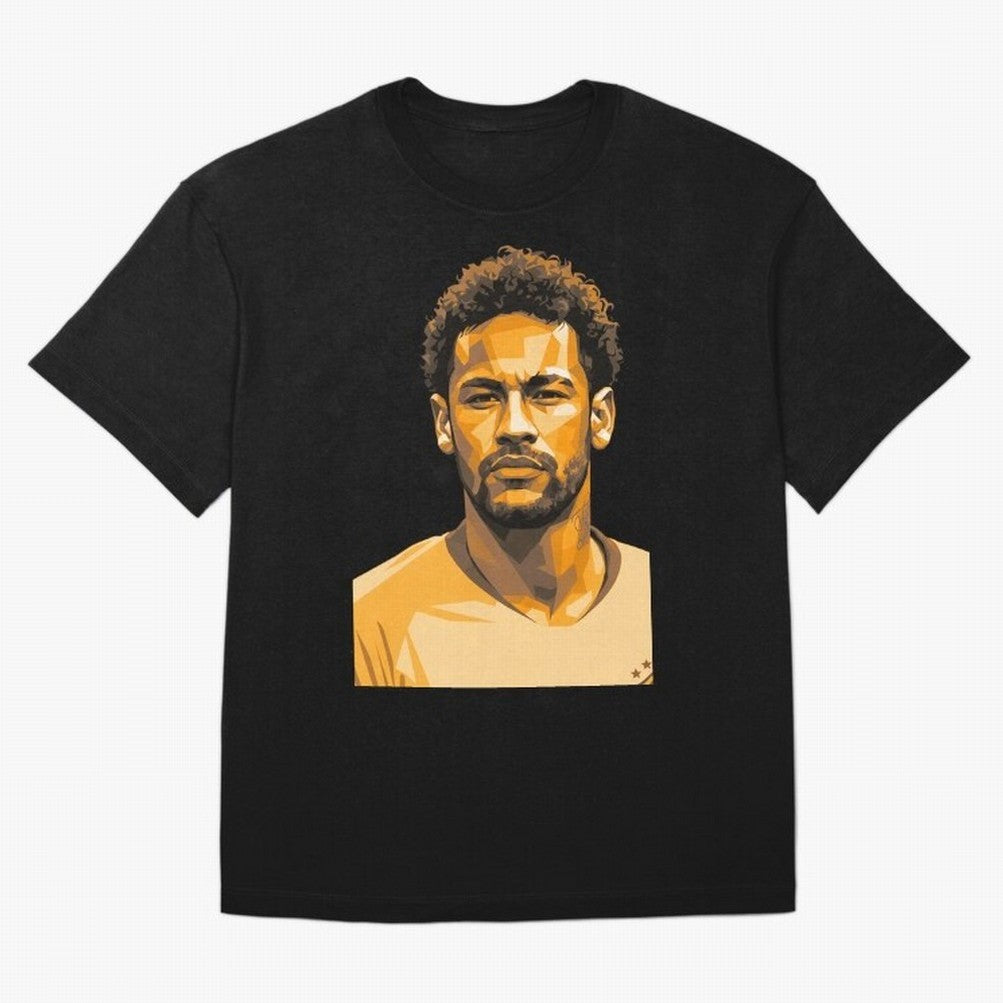 Neymar Oversized T-Shirt Support Iconic Players in FIFA World Cup 2026 USA Canada Mexico Centered on Neymar, Portugal, Spain and Germany Energy, Goal Celebration Energy, Supporter Heritage, Football Icons and Worldwide Tournament Joy; Perfect for