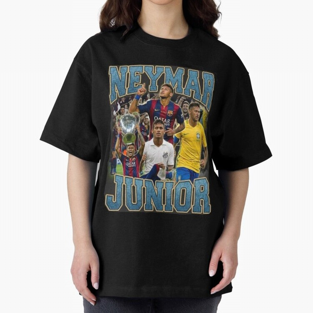 Neymar Junior Classic T-Shirt Represent Global Football Passion for FIFA World Cup 2026, Connected to Haaland and Mbappe, Argentina and Brazil, Football Festival Excitement, Trophy Ambitions, Country Rivalries and Star Player Buzz; Ideal for