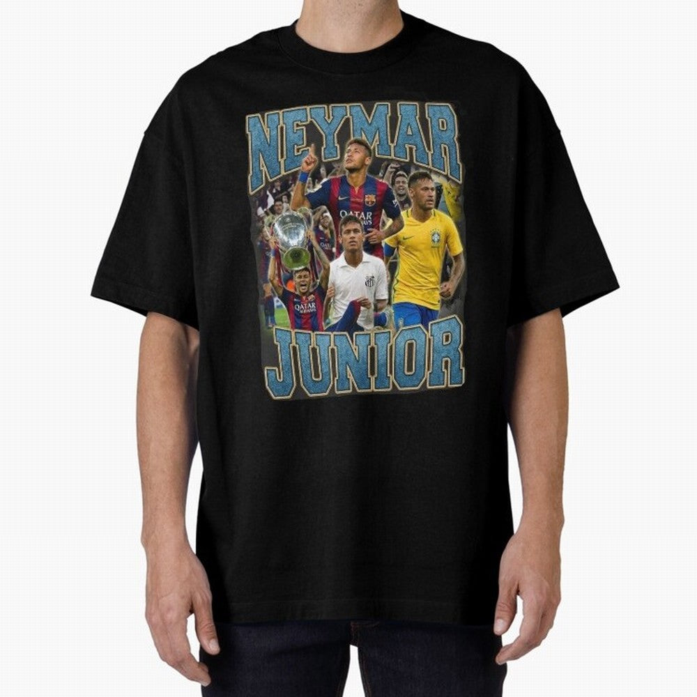 Neymar Junior Classic T-Shirt Represent Global Football Passion for FIFA World Cup 2026, Connected to Haaland and Mbappe, Argentina and Brazil, Football Festival Excitement, Trophy Ambitions, Country Rivalries and Star Player Buzz; Ideal for