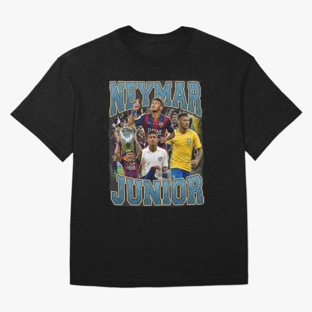 Neymar Junior Classic T-Shirt Represent Global Football Passion for FIFA World Cup 2026, Connected to Haaland and Mbappe, Argentina and Brazil, Football Festival Excitement, Trophy Ambitions, Country Rivalries and Star Player Buzz; Ideal for