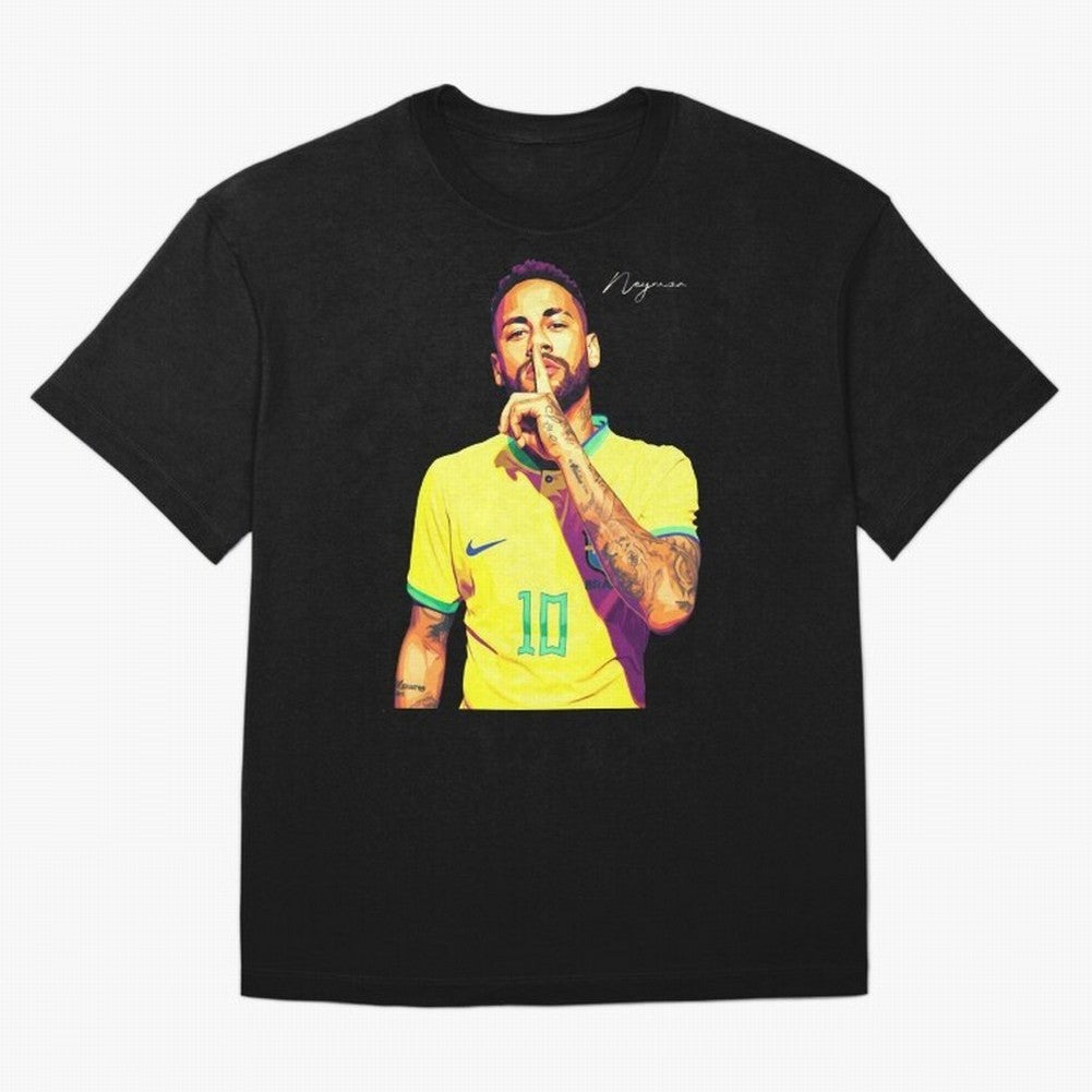 Neymar - vector Classic T-Shirt Follow the Road to Global Football Passion for FIFA World Cup 2026 Group Stage, Inspired by Haaland, England, Goal Celebration Energy, Supporter Heritage, Football Icons and Worldwide Tournament Joy; Great for Watch