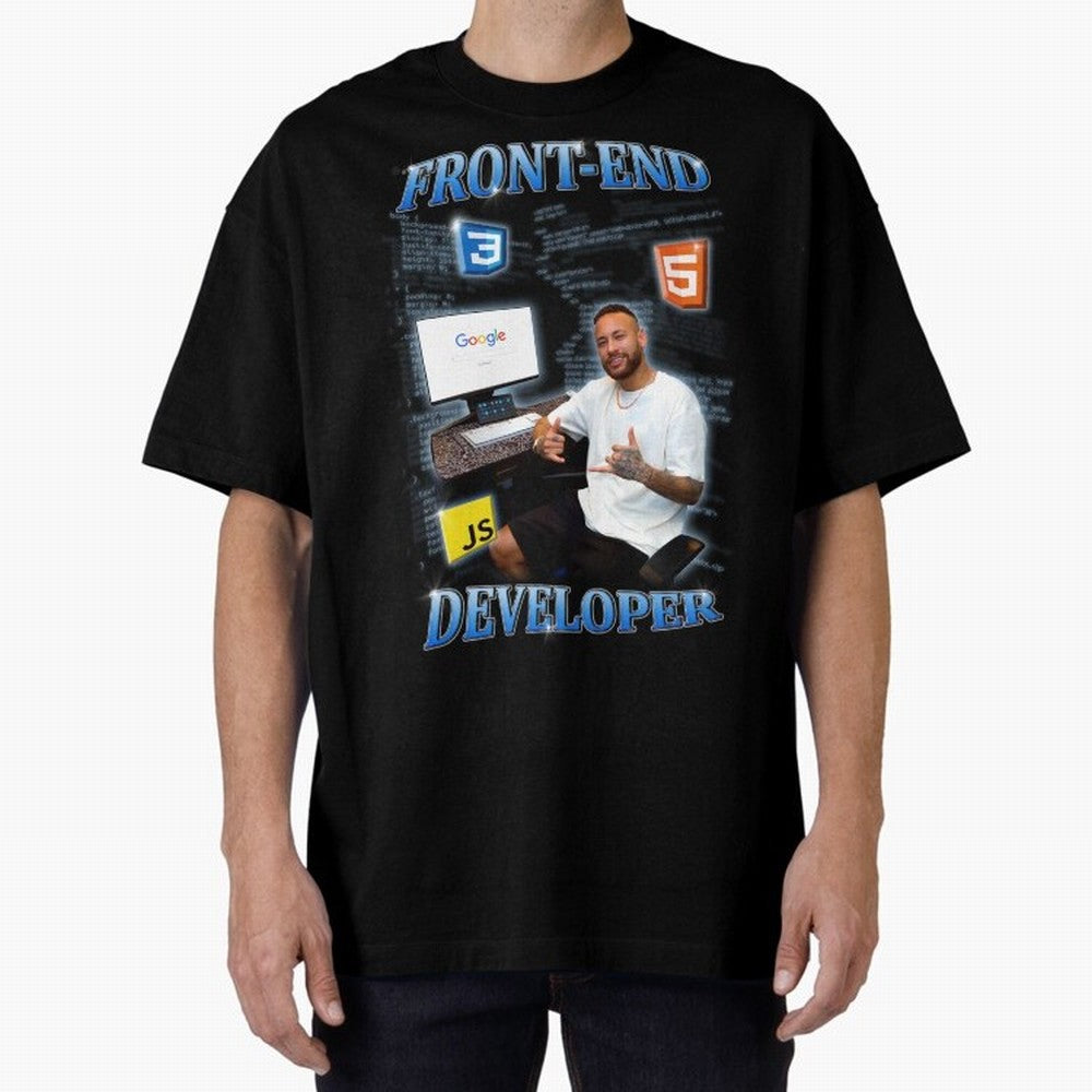 Front-end Developer Neymar - English Classic T-Shirt Build FIFA World Cup 2026 Group Stage Connected to CR7 and Messi, Brazil, Portugal and Argentina Energy, Worldwide Fan Energy, Dramatic Goals, Stadium Lights and Championship Celebrations; Ideal