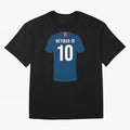 Neymar football jersey Oversized T-Shirt Share Global Football Passion for FIFA World Cup 2026 USA Canada Mexico, Inspired by Neymar, Germany, Vintage Soccer Flavor, Modern Football Stars, National Flags and Final Night Emotion; Made for Collectors