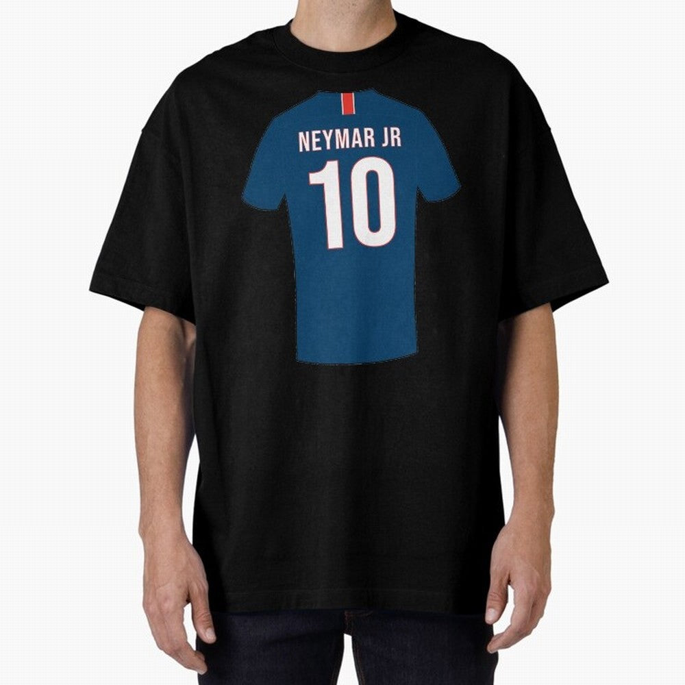 Neymar football jersey Oversized T-Shirt Share Global Football Passion for FIFA World Cup 2026 USA Canada Mexico, Inspired by Neymar, Germany, Vintage Soccer Flavor, Modern Football Stars, National Flags and Final Night Emotion; Made for Collectors
