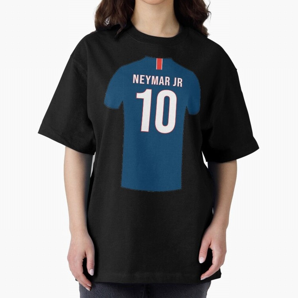 Neymar football jersey Oversized T-Shirt Share Global Football Passion for FIFA World Cup 2026 USA Canada Mexico, Inspired by Neymar, Germany, Vintage Soccer Flavor, Modern Football Stars, National Flags and Final Night Emotion; Made for Collectors