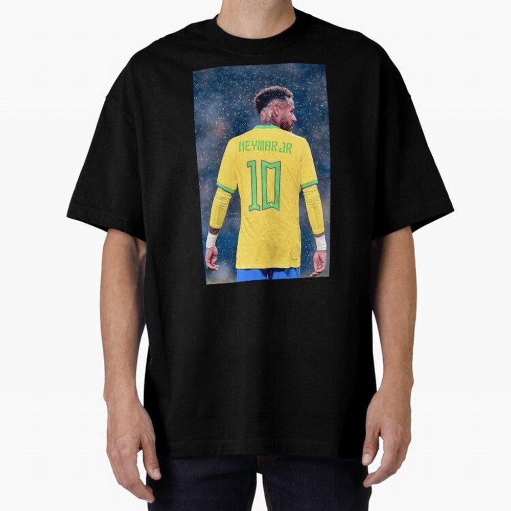 Neymar 10 Brasil world cup 2022 Oversized T-Shirt Fuel Your Fan Pride for Global Football Passion for FIFA World Cup 2026 USA Canada Mexico, Celebrating Mbappe, Argentina, Sports Nostalgia, International Competition, Famous Players and