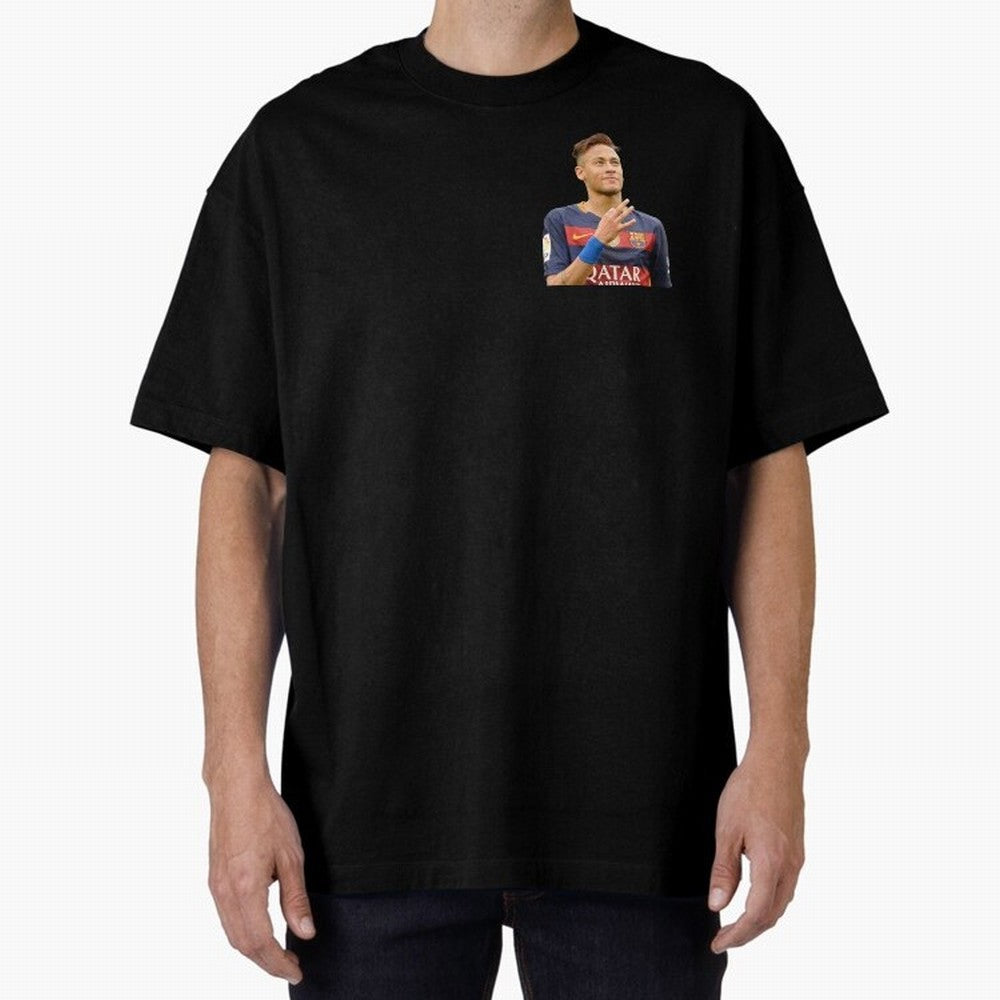 Neymar Oversized T-Shirt Fuel Your Fan Pride for FIFA World Cup 2026 Spirit, Capturing France, Cristiano Ronaldo, Retro Football Energy, Iconic Rivalries, Trophy Chase Drama and Stadium Atmosphere; Great for Watch Parties, Sports Bars, Family