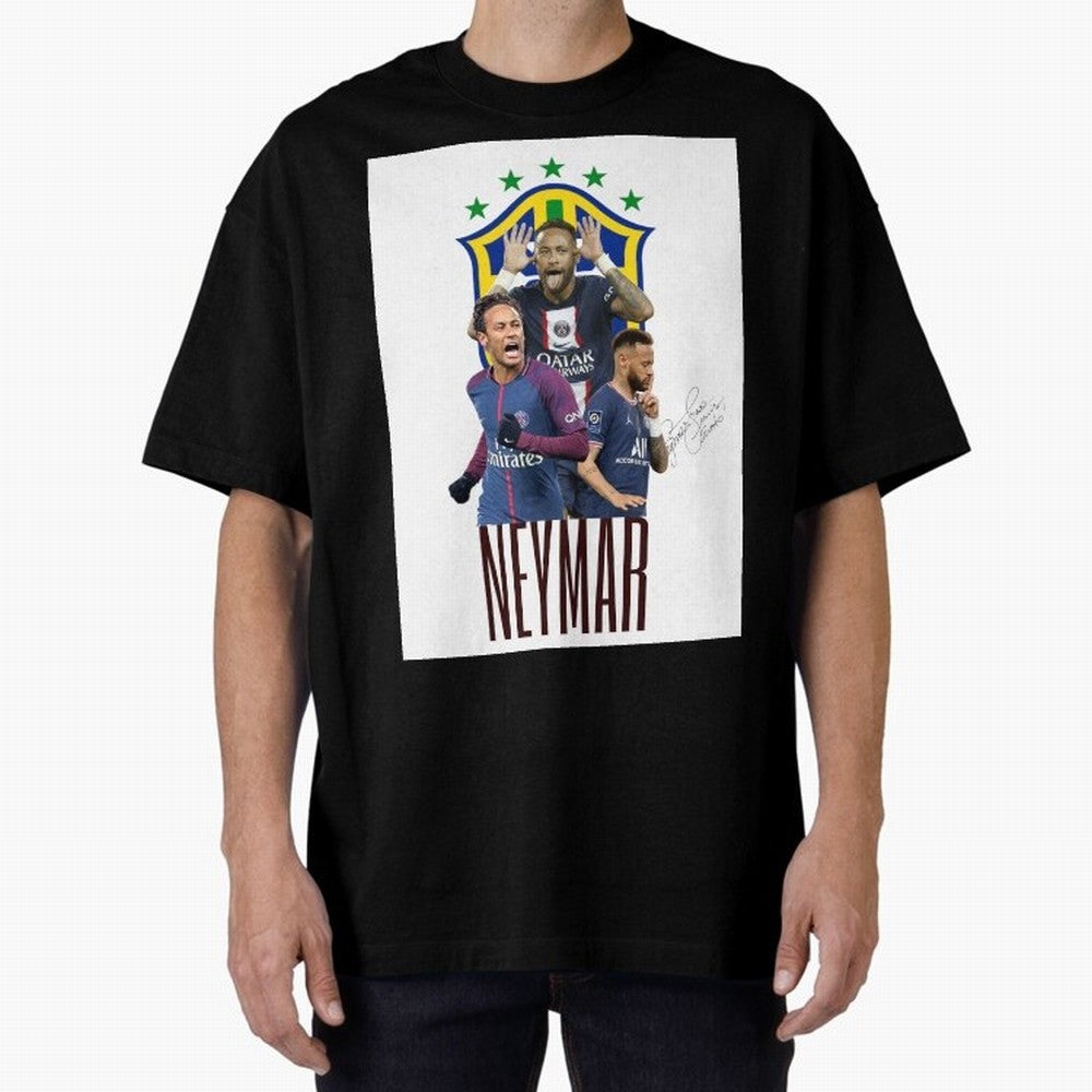 Neymar pst design. Active T-Shirt Relive Legendary Nights from Match Day Hype around FIFA World Cup 2026, Messi, Germany, Championship Spirit, Famous Goals, Roaring Crowds and International Football Unity; Created for Match Day Parties, Soccer