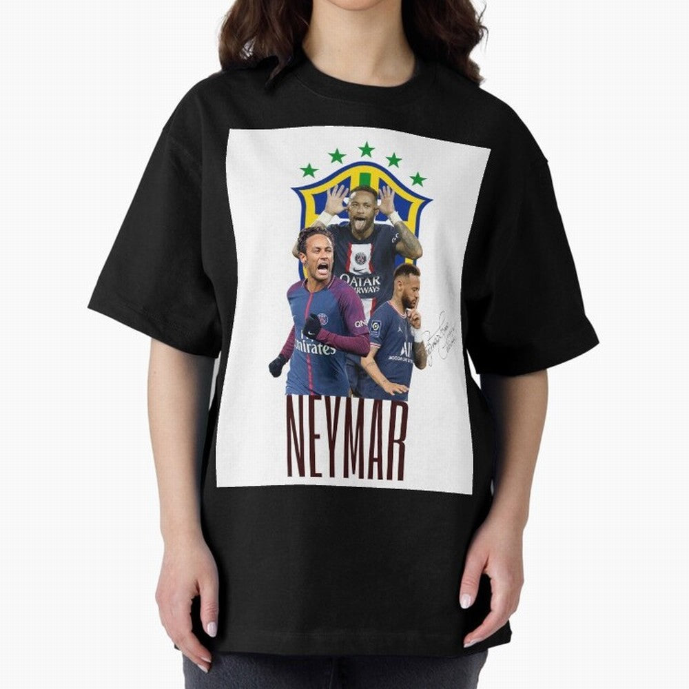 Neymar pst design. Active T-Shirt Relive Legendary Nights from Match Day Hype around FIFA World Cup 2026, Messi, Germany, Championship Spirit, Famous Goals, Roaring Crowds and International Football Unity; Created for Match Day Parties, Soccer