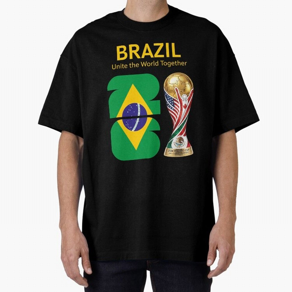 World Cup 2026, IMG 017, BRAZIL 001 Classic T-Shirt Relive Legendary Nights from the FIFA World Cup 2026 USA Canada Mexico Journey through Messi, CR7 and Mbappe Highlights, Brazil Pride, Worldwide Fan Energy, Dramatic Goals, Stadium Lights and