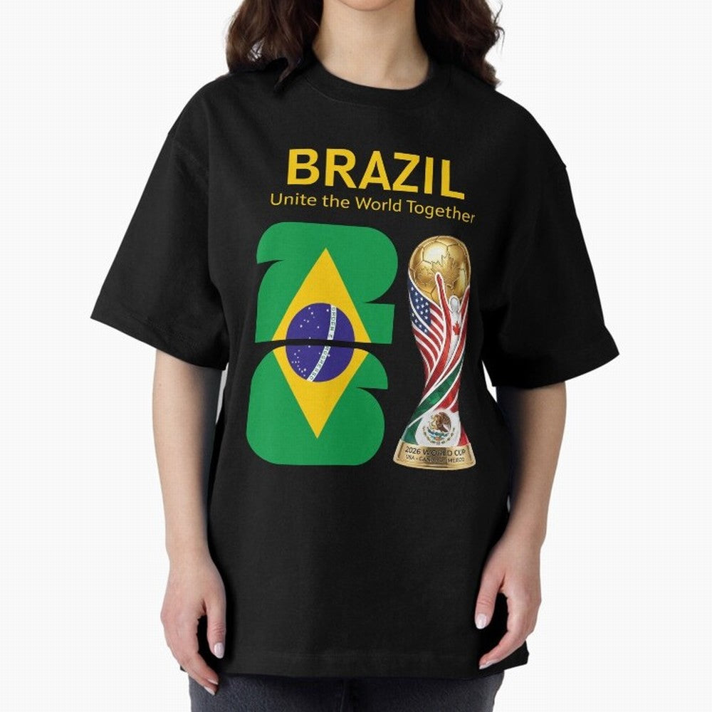 World Cup 2026, IMG 017, BRAZIL 001 Classic T-Shirt Relive Legendary Nights from the FIFA World Cup 2026 USA Canada Mexico Journey through Messi, CR7 and Mbappe Highlights, Brazil Pride, Worldwide Fan Energy, Dramatic Goals, Stadium Lights and