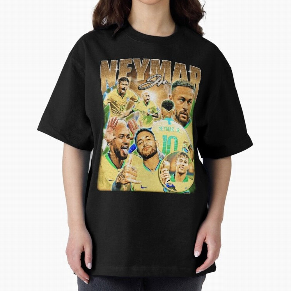 The Best Neymar 10 Vintage 90s Vintage Bootleg Style Oversized T-Shirt Represent FIFA World Cup 2026 Group Stage Inspired by Messi, CR7 and Mbappe, France Energy, Football History, Final Match Energy, Crowd Noise and Once in a Lifetime Moments;
