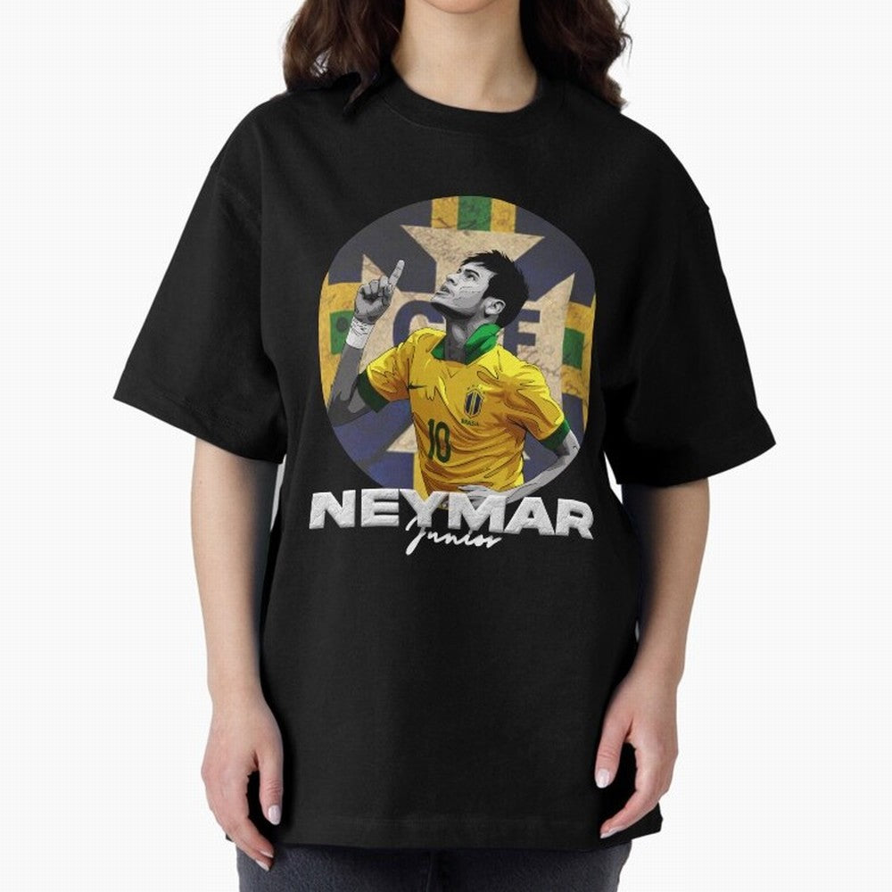 Neymar Junior Oversized T-Shirt Bring International Match Energy to Global Football Passion for FIFA World Cup 2026, Built around Messi and Cristiano Ronaldo, Netherlands, Football Passion, Legendary Performances, Festival Vibes and Supporter