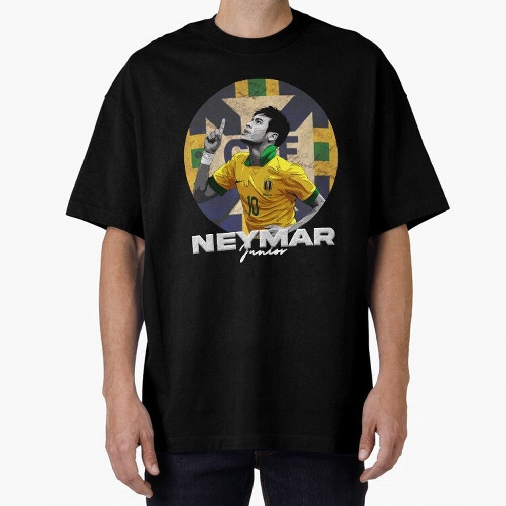 Neymar Junior Oversized T-Shirt Bring International Match Energy to Global Football Passion for FIFA World Cup 2026, Built around Messi and Cristiano Ronaldo, Netherlands, Football Passion, Legendary Performances, Festival Vibes and Supporter