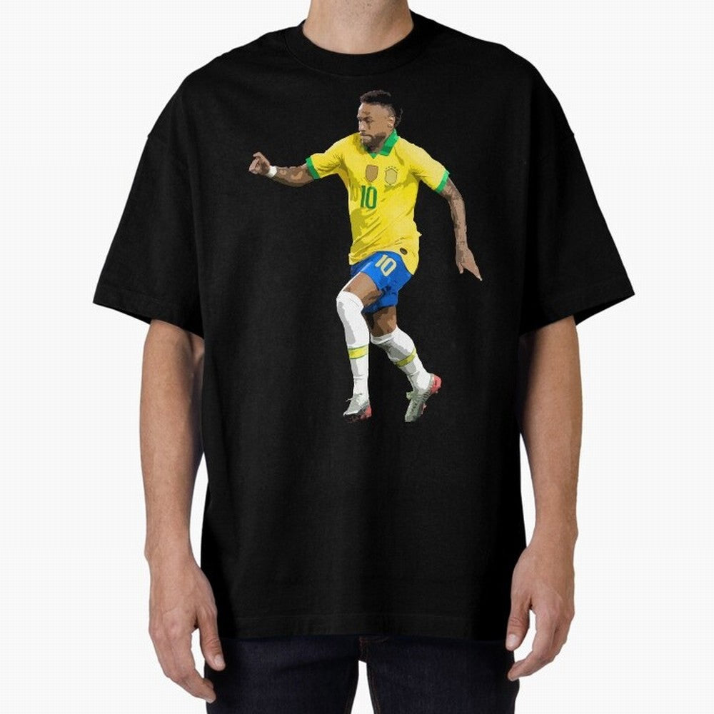 neymar Oversized T-Shirt Enjoy the Biggest Football Party of Global Football Passion for FIFA World Cup 2026 USA Canada Mexico, Inspired by CR7, Germany, Global Supporter Spirit, Legendary Goals, National Colors and Tournament Celebration; Made for