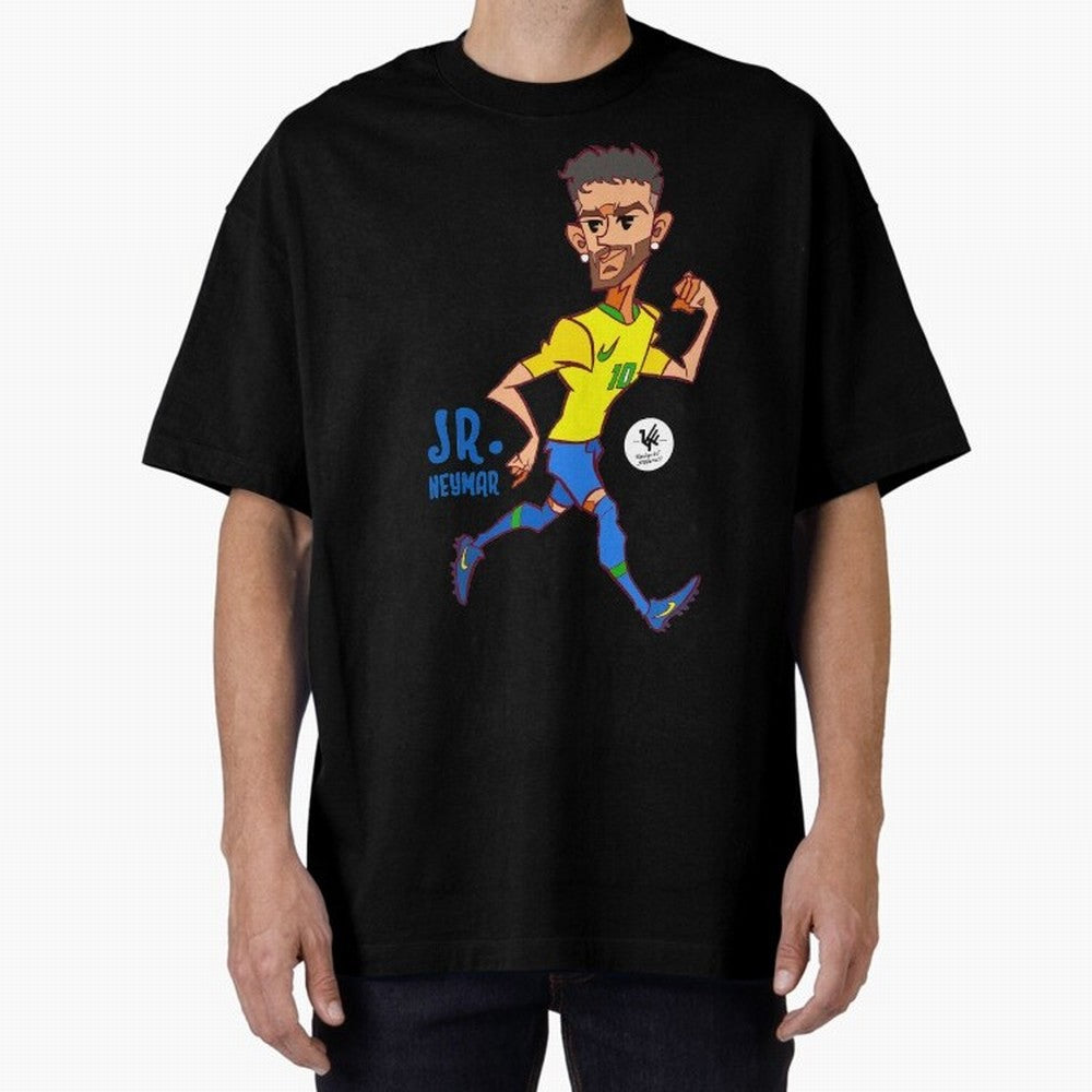 Neymar Oversized T-Shirt Keep the Match Day Mood of FIFA World Cup 2026 Group Stage for Fans of Cristiano Ronaldo, Haaland and CR7 and France and Portugal, Bringing Tournament Hype, Historic Matchups, Family Viewing Parties and Global Sports Pride;
