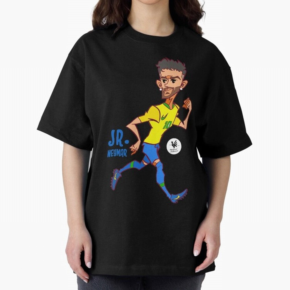 Neymar Oversized T-Shirt Keep the Match Day Mood of FIFA World Cup 2026 Group Stage for Fans of Cristiano Ronaldo, Haaland and CR7 and France and Portugal, Bringing Tournament Hype, Historic Matchups, Family Viewing Parties and Global Sports Pride;