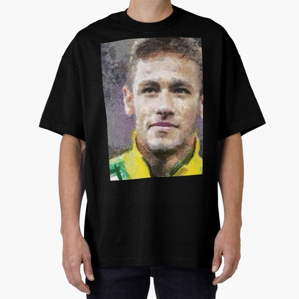 Neymar Oversized T-Shirt Celebrate Classic Football Spirit in the FIFA World Cup 2026 USA Canada Mexico Journey through Neymar Highlights, Argentina, France and Brazil Pride, Stadium Chants, National Pride, Trophy Dreams and Unforgettable Football