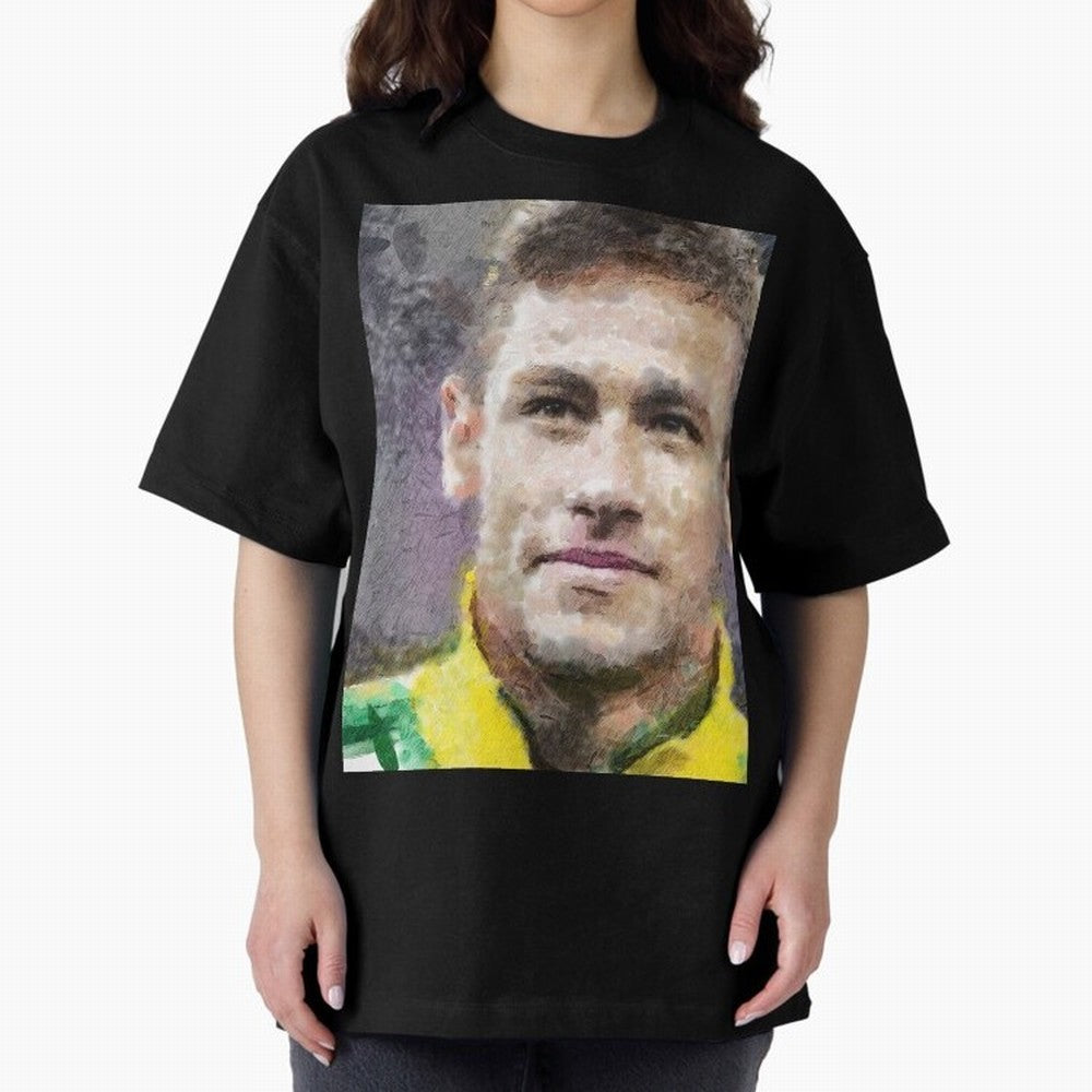 Neymar Oversized T-Shirt Celebrate Classic Football Spirit in the FIFA World Cup 2026 USA Canada Mexico Journey through Neymar Highlights, Argentina, France and Brazil Pride, Stadium Chants, National Pride, Trophy Dreams and Unforgettable Football