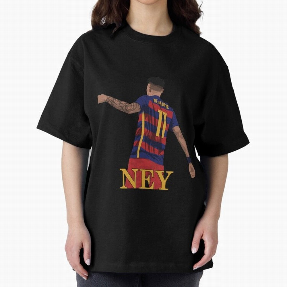 Neymar Oversized T-Shirt Turn Every Weekend Toward Match Day Hype around FIFA World Cup 2026, CR7, England and Germany, Championship Spirit, Famous Goals, Roaring Crowds and International Football Unity; Great for Supporters Who Love Legendary