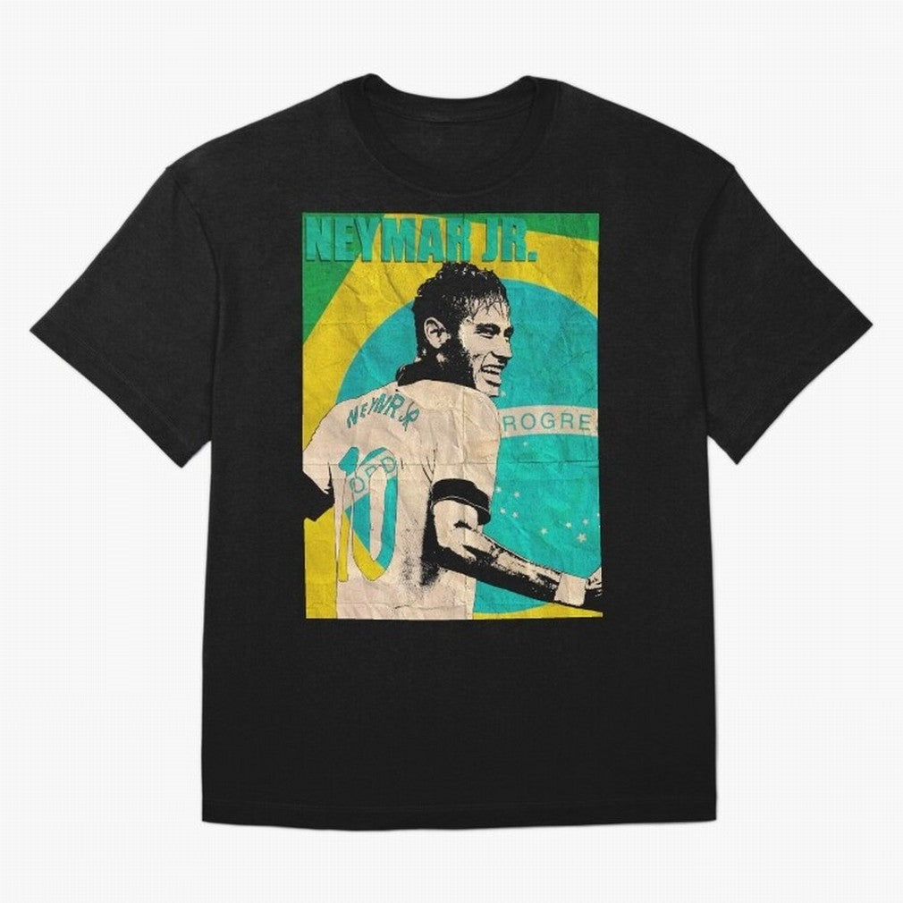 Neymar Oversized T-Shirt Celebrate the Stars of FIFA World Cup 2026 Spirit, Connected to Brazil, Mbappe and Neymar, Football Festival Excitement, Trophy Ambitions, Country Rivalries and Star Player Buzz; Created for Match Day Parties, Soccer Gifts,
