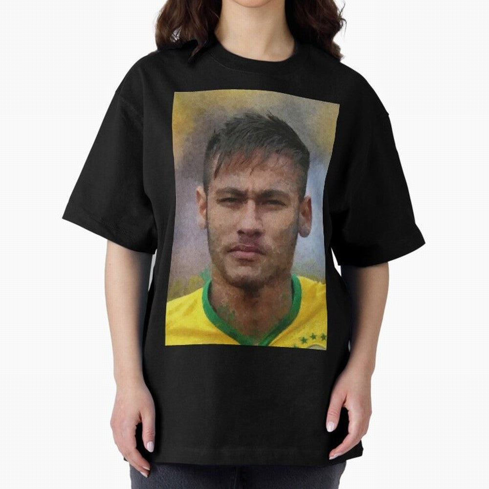 Neymar Oversized T-Shirt Live the Energy of the FIFA World Cup 2026 Group Stage Journey through Cristiano Ronaldo Highlights, Spain Pride, Fan Favorite Moments, National Team Passion, Big Match Drama and Soccer History; Created for Match Day