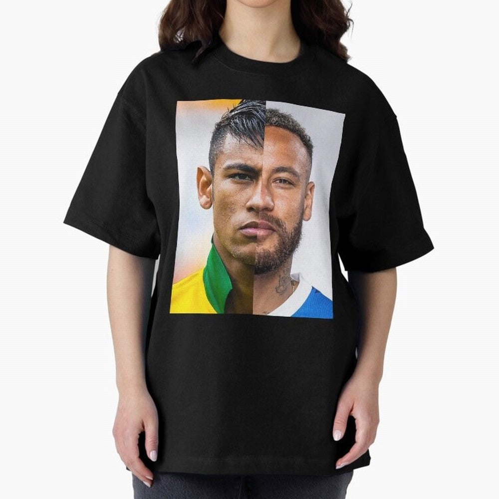 Neymar Oversized T-Shirt Carry the Dream of FIFA World Cup 2026 Celebrating Mbappe, England and Germany Energy, Supporter Pride, Iconic Celebrations, Legendary Names and Global Match Day Energy; Great for Supporters Who Love Legendary Players,