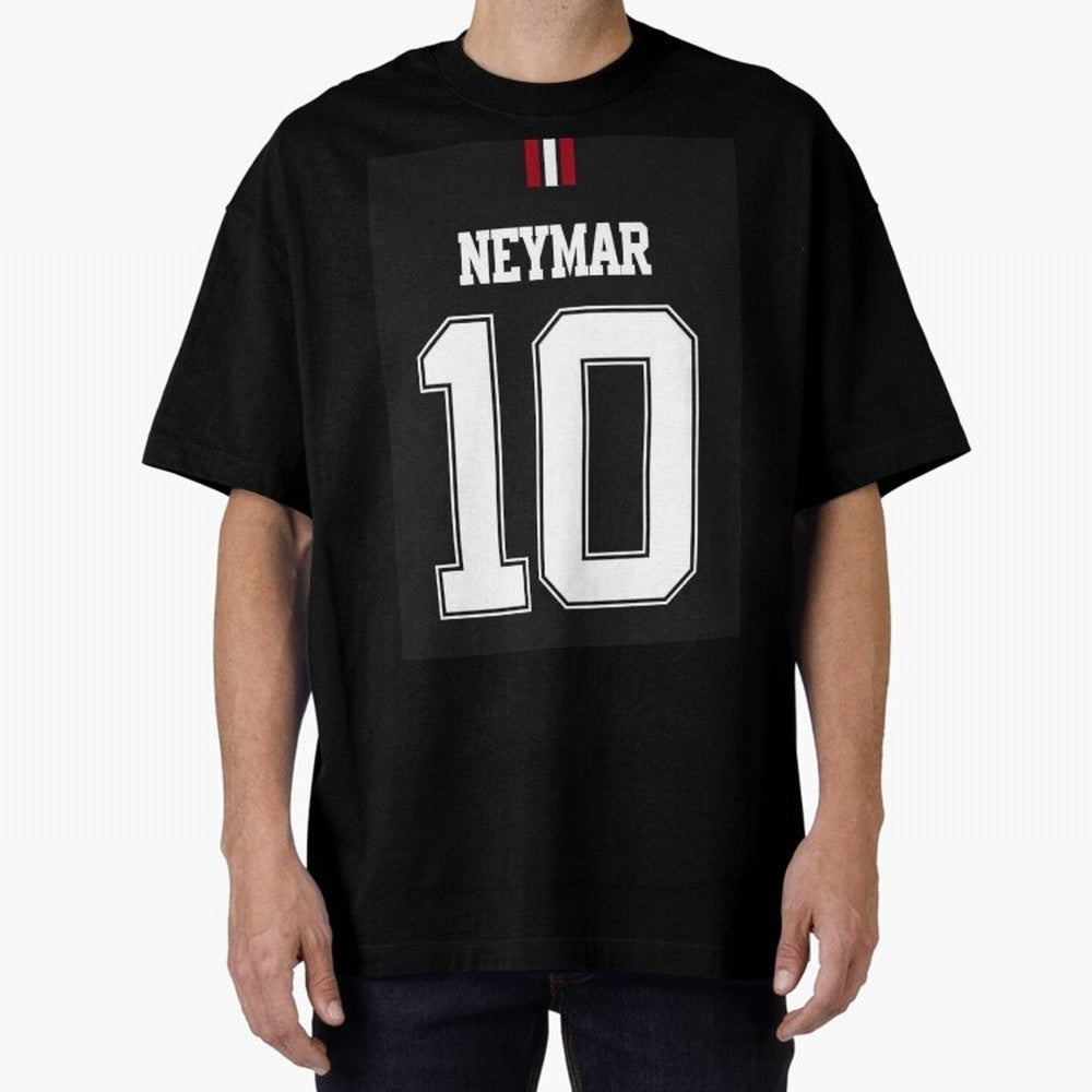 Neymar Oversized T-Shirt Experience Match Day Hype around FIFA World Cup 2026, Mbappe, Netherlands, Stadium Chants, National Pride, Trophy Dreams and Unforgettable Football Memories; Created for Match Day Parties, Soccer Gifts, Fan Photos, Travel