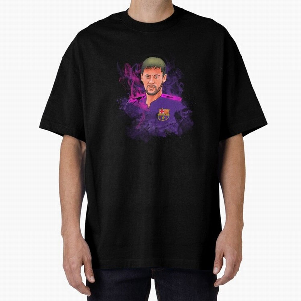 Neymar Oversized T-Shirt Keep the Match Day Mood of Match Day Hype around FIFA World Cup 2026 Group Stage, Messi and Cristiano Ronaldo, Brazil, Goal Celebration Energy, Supporter Heritage, Football Icons and Worldwide Tournament Joy; Built for