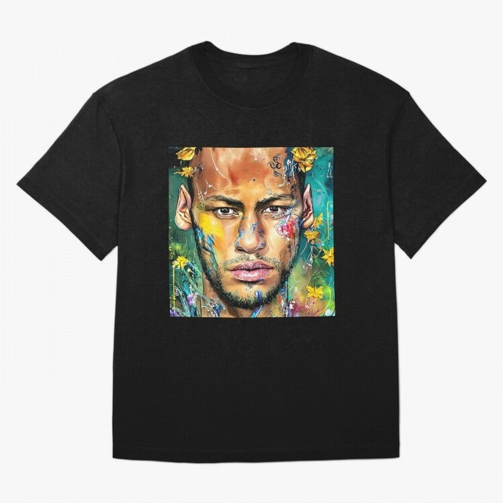 Neymar Oversized T-Shirt Show Passion for the Stars of FIFA World Cup 2026 Group Stage Spirit, Capturing France and Portugal, Messi and Cristiano Ronaldo, Soccer Culture, Superstar Moments, National Team Dreams and Competitive Fire; Great for