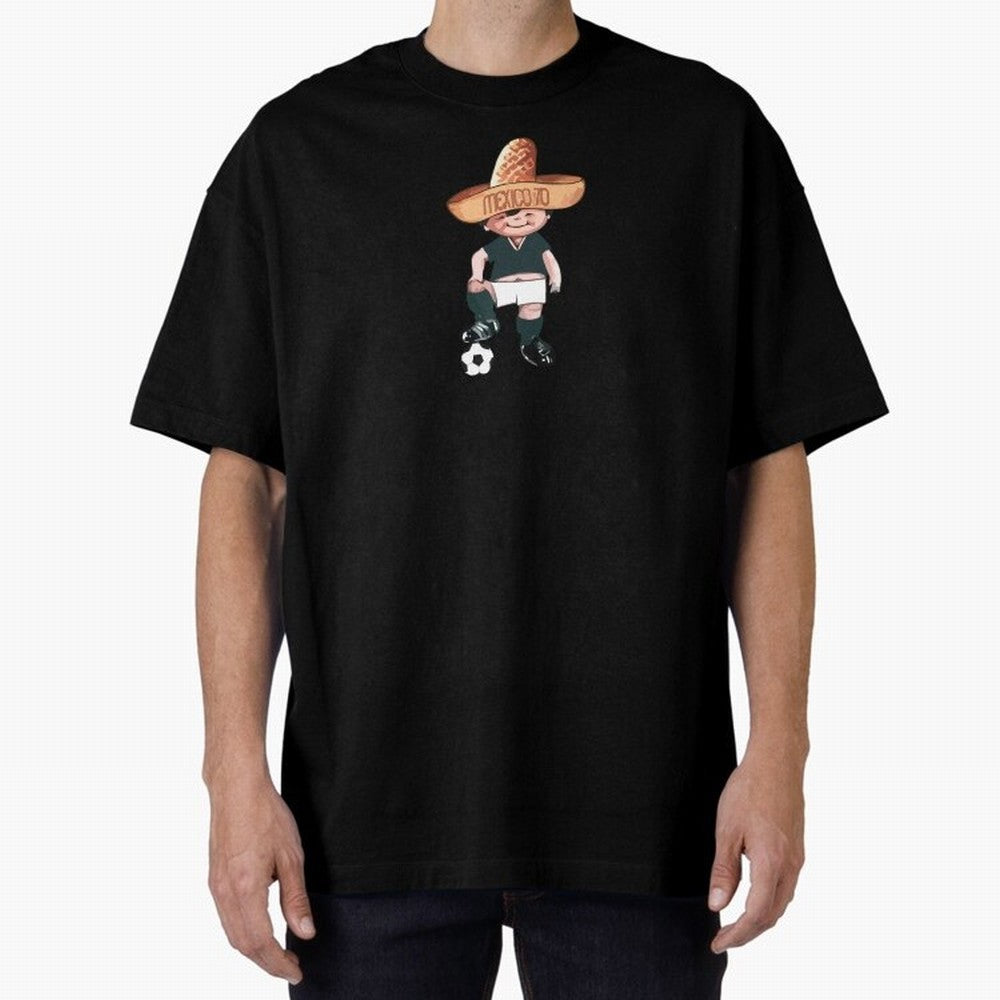 Classic Soccer Retro Mexico 1970 Oversized T-Shirt Showcase FIFA World Cup 2026 Spirit, Celebrating Germany, Neymar, Tournament Hype, Historic Matchups, Family Viewing Parties and Global Sports Pride; Ideal for Passionate Fans Who Love Underdog