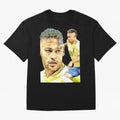 Neymar Futbol Oversized T-Shirt Celebrate Football Heritage in FIFA World Cup 2026 USA Canada Mexico for Fans of Neymar, Haaland and Cristiano Ronaldo and Brazil, Bringing Soccer Culture, Superstar Moments, National Team Dreams and Competitive
