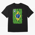 Brazil Champion Classic T-Shirt Show Up for the Glory of FIFA World Cup 2026 Spirit, Centered on Brazil, Portugal and Argentina, Messi, CR7 and Mbappe, Football Festival Excitement, Trophy Ambitions, Country Rivalries and Star Player Buzz; Perfect