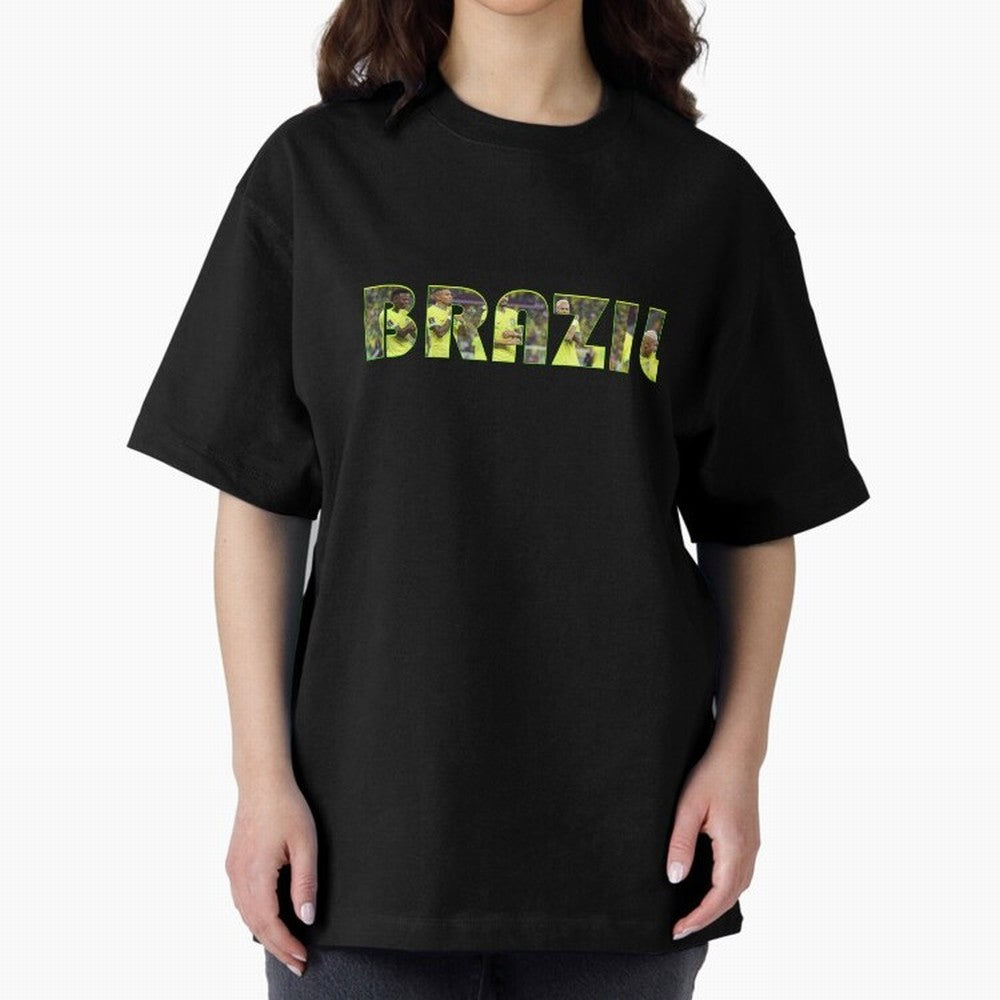 Brazil World Cup T shirt & Stickers Classic T-Shirt Cheer for FIFA World Cup 2026 for Fans of Messi and England, Bringing Championship Spirit, Famous Goals, Roaring Crowds and International Football Unity; Ideal for Passionate Fans Who Love