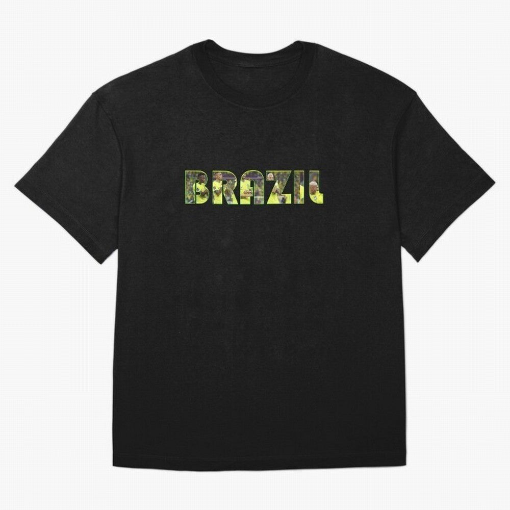 Brazil World Cup T shirt & Stickers Classic T-Shirt Cheer for FIFA World Cup 2026 for Fans of Messi and England, Bringing Championship Spirit, Famous Goals, Roaring Crowds and International Football Unity; Ideal for Passionate Fans Who Love