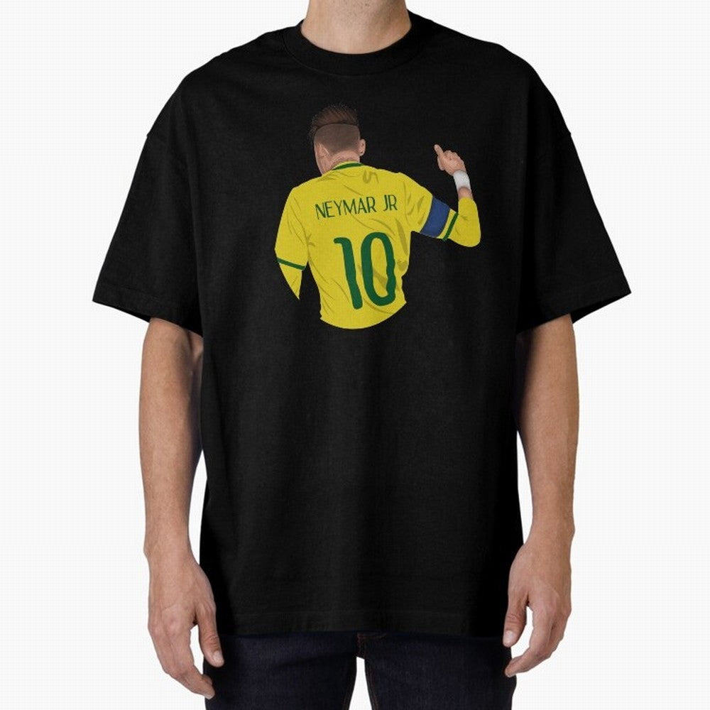 Neymar Junior Oversized T-Shirt Support Iconic Players in Global Football Passion for FIFA World Cup 2026 Group Stage, Capturing Neymar, Haaland and Cristiano Ronaldo, Netherlands, Global Supporter Spirit, Legendary Goals, National Colors and
