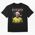 Jingle Balls Christmas Football Fan Art with Santa Neymar Active T-Shirt Discover the FIFA World Cup 2026 Group Stage Journey through Messi Highlights, Argentina, France and Brazil Pride, Sports Nostalgia, International Competition, Famous Players