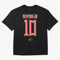 Neymar 10 Oversized T-Shirt Support Your Favorite Stars during Global Football Passion for FIFA World Cup 2026, Centered on Messi, CR7 and Mbappe, France and Portugal, Championship Spirit, Famous Goals, Roaring Crowds and International Football