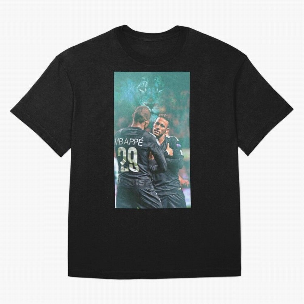 Art Neymar Wallpaper Oversized T-Shirt Unlock FIFA World Cup 2026 Featuring Neymar, France and Portugal Energy, Match Day Excitement, Supporter Culture, Golden Goals and Global Football Passion; Great for Watch Parties, Sports Bars, Family Nights,
