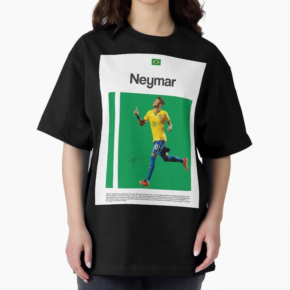 Neymar poster Classic T-Shirt Feel the Trophy Chase of the FIFA World Cup 2026 Group Stage Journey through Haaland and Mbappe Highlights, England, France and Netherlands Pride, Vintage Soccer Flavor, Modern Football Stars, National Flags and Final