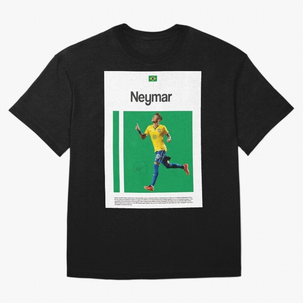 Neymar poster Classic T-Shirt Feel the Trophy Chase of the FIFA World Cup 2026 Group Stage Journey through Haaland and Mbappe Highlights, England, France and Netherlands Pride, Vintage Soccer Flavor, Modern Football Stars, National Flags and Final