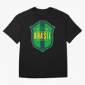 BRAS?O BRASIL 22 Oversized T-Shirt Make Your Look Match Global Football Passion for FIFA World Cup 2026, Featuring Neymar, Haaland and Cristiano Ronaldo, England, Vintage Soccer Flavor, Modern Football Stars, National Flags and Final Night Emotion;