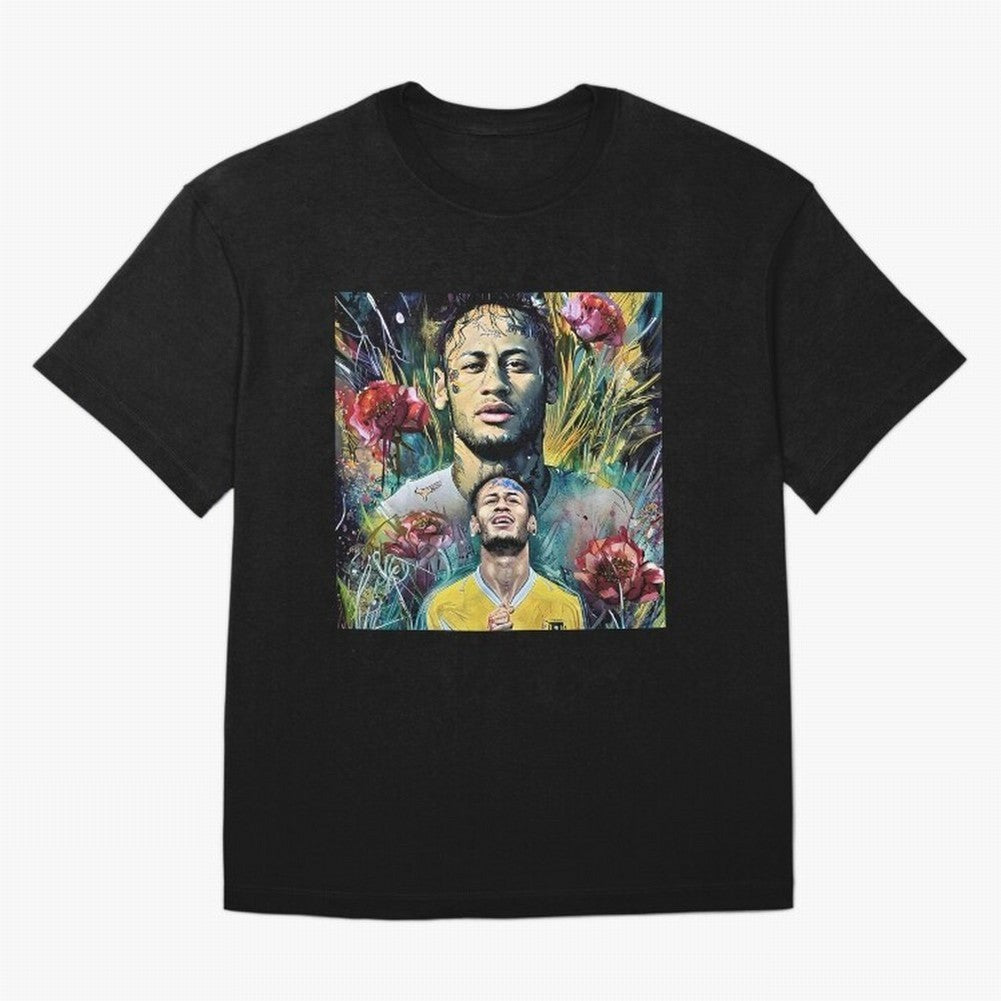 Double Neymar Classic T-Shirt Celebrate the Road through FIFA World Cup 2026 for Fans of Mbappe and England, France and Netherlands, Bringing Supporter Pride, Iconic Celebrations, Legendary Names and Global Match Day Energy; Ideal for Football